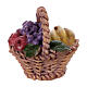 Assorted terracotta fruit baskets for Neapolitan nativity scene 10-12 cm s1