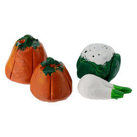 Vegetables, set of 3, for 10-12 cm Neapolitan Nativity Scene