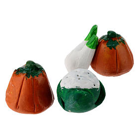 Ortaggi 3 pz set presepe napoletano 10-12 cm