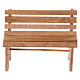 Banc en bois crèche napolitaine 10-12 cm 5x10x5 cm s1