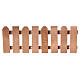 Lattenzaun aus Holz, Krippenzubehör, neapolitanischer Stil, für 10 cm Krippe, 5x15 cm s1