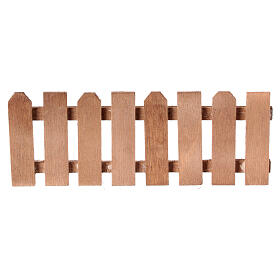 Staccionata pastori legno presepe Napoli 10 cm 5x15 cm