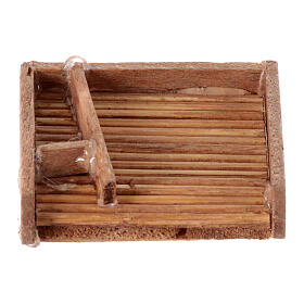 Waschbrett aus Holz, Krippenzubehör, neapolitanischer Stil, für 10 cm Krippe, 4x4x1 cm