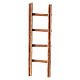 Wooden ladder for 4 cm Neapolitan Nativity Scene, 7x2 cm s1