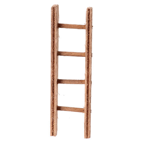 Wooden ladder for Neapolitan nativity scene 4 cm 7x2 cm 1