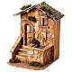 Haus mit Brunnen, Krippenzubehör, neapolitanischer Stil, für 10 cm Krippe, 20x15x20 cm s2