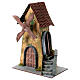 Windmill with lateral staircase for 10 cm Neapolitan Nativity Scene, 25x20x15 cm s2