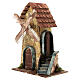 Moulin à vent escalier crèche napolitaine 10 cm 25x20x15 cm s2