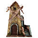 Windmill with steps Neapolitan nativity scene 10 cm 25x20x15 cm s1