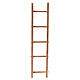 Wooden ladder of 10x3 cm for 4 cm Neapolitan Nativity Scene s3