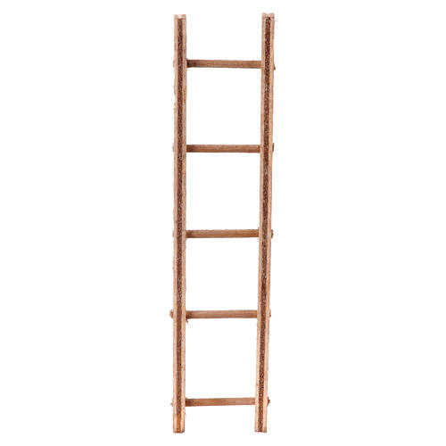 Wooden ladder Neapolitan nativity 4 cm 10x3 cm 3