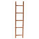 Wooden ladder Neapolitan nativity 4 cm 10x3 cm s3