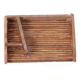 Waschbrett aus Holz, Krippenzubehör, neapolitanischer Stil, für 10 cm Krippe, 5x4x1 cm