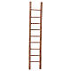 Wooden ladder for Neapolitan Nativity Scene of 14-16 cm, 25x5 cm s1