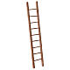 Wooden ladder for Neapolitan Nativity Scene of 14-16 cm, 25x5 cm s3