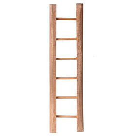 Ladder for 8-10 cm Neapolitan Nativity Scene, wooden accessory of 15x5 cm