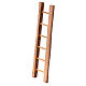 Ladder for 8-10 cm Neapolitan Nativity Scene, wooden accessory of 15x5 cm s2