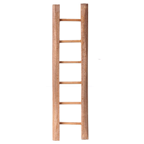 Wooden ladder for Neapolitan nativity scene 8-10 cm 15x5 cm 1