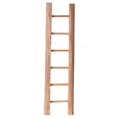 Wooden ladder for Neapolitan nativity scene 8-10 cm 15x5 cm 3