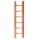 Wooden ladder for Neapolitan nativity scene 8-10 cm 15x5 cm s1