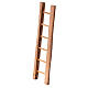 Wooden ladder for Neapolitan nativity scene 8-10 cm 15x5 cm s2