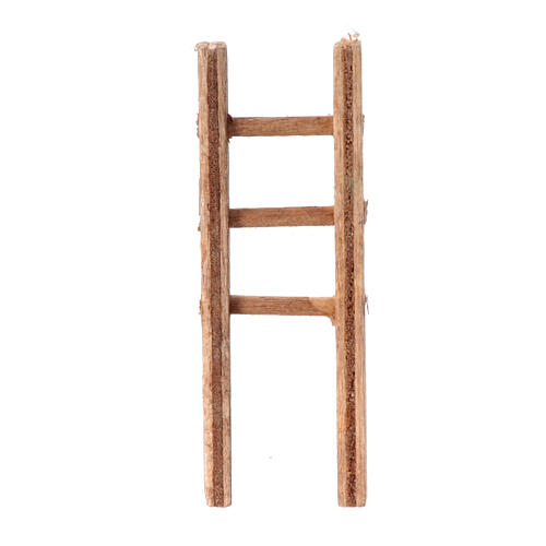 Wooden ladder for 4 cm Neapolitan nativity scene 5x2 cm 1