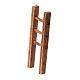 Wooden ladder for 4 cm Neapolitan nativity scene 5x2 cm s2