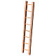 Escalera de mano belén napolitano madera 10-12 cm 20x5 cm s2