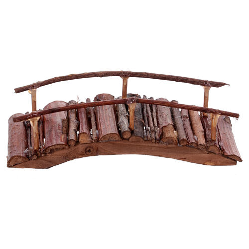 Ponte presepe napoletano legno 4-6 cm 5x15 cm 1