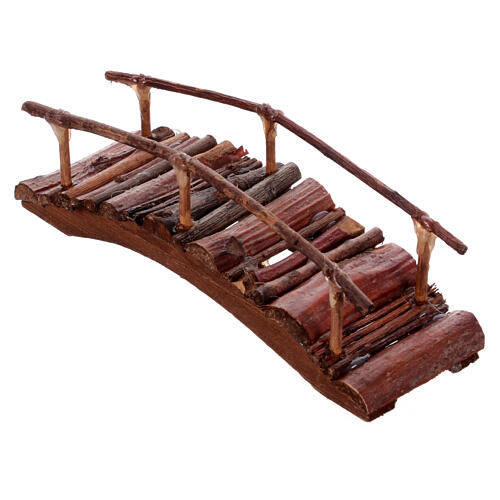 Ponte presepe napoletano legno 4-6 cm 5x15 cm 3