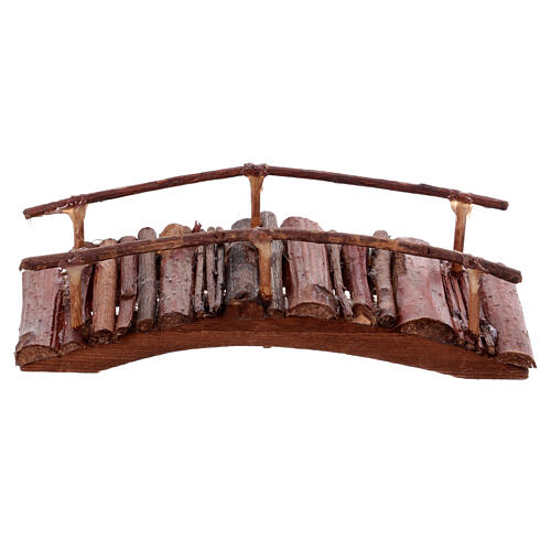 Ponte presepe napoletano legno 4-6 cm 5x15 cm 4