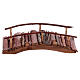 Ponte presepe napoletano legno 4-6 cm 5x15 cm s1