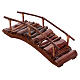 Ponte presepe napoletano legno 4-6 cm 5x15 cm s3
