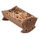 Culla 6 cm per presepe napoletano legno 10x5 cm s3