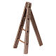 Wooden tripod ladder for 4-6 cm Neapolitan Nativity Scene, 10x5x5 cm s2