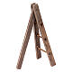 Wooden tripod ladder for 4-6 cm Neapolitan Nativity Scene, 10x5x5 cm s3