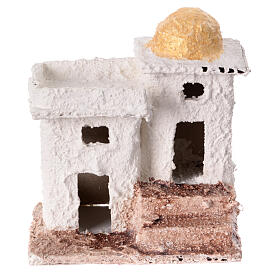Arab house assorted wooden Neapolitan nativity scene h 10-12 cm