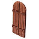 Portes décor crèche napolitaine 8-10 cm terre cuite 10x5 cm s3