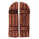 Drzwi z terakoty 10x5 cm, szopka neapolitańska 6-8 cm s1