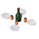 Set accessori tavola terracotta 9 pz 2,5 cm s2