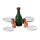 Set accessori tavola terracotta 9 pz 2,5 cm s3