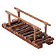 Ponte legno presepe napoletano 4 cm 5x5x10 cm s2