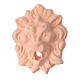 Lion's head for miniature fountain, 10 cm Neapolitan Nativity Scene, wood, 5x4 cm s1
