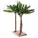 Trio de palmiers sur base 35x15x10 cm crèche napolitaine 10-16 cm s2