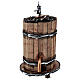 Wooden wine press for 16 cm Neapolitan Nativity Scene, 15x10 cm s1