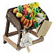 Banchetto presepe Napoli 8-10 cm verdure terracotta 5x5x2 cm s3