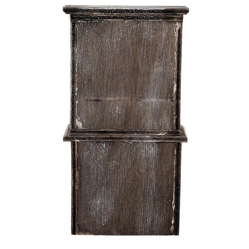 Credenza miniatura presepe napoletano 12-16 cm legno 15x5x5 5