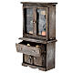 Credenza miniatura presepe napoletano 12-16 cm legno 15x5x5 s2
