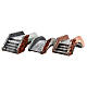Set tre ponti assortiti presepe napoletano 8-12 cm s1