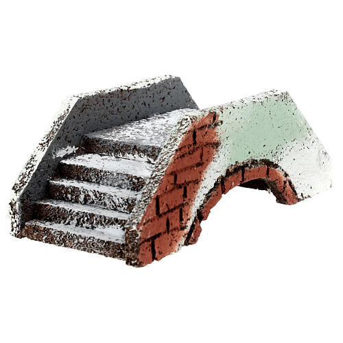 Zestaw trzech mostków do szopki neapolitańskiej, 8-12 cm 3